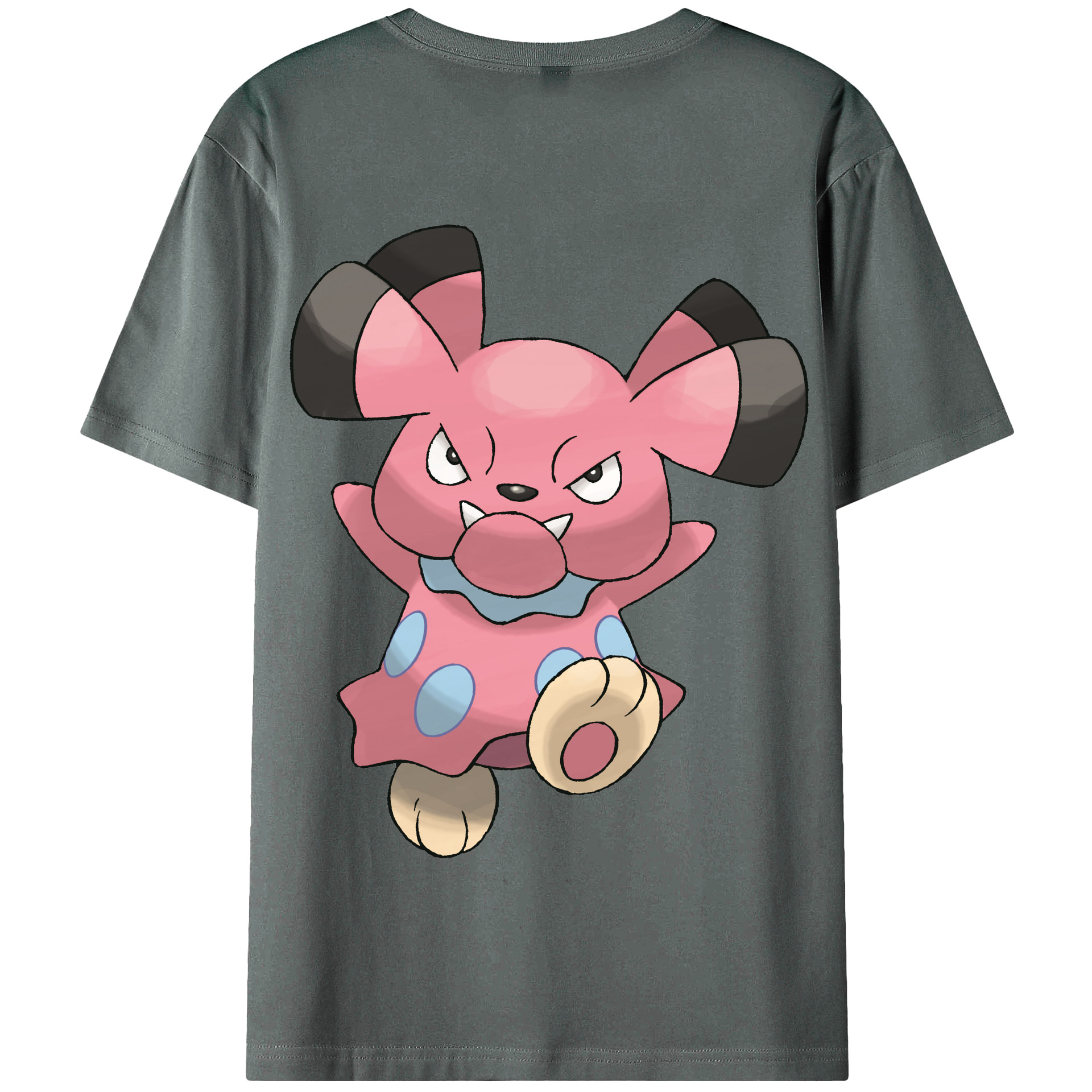 （画像用） ポケットモンスター Pokémon 綿100％半袖Tシャツ（背面プリント）